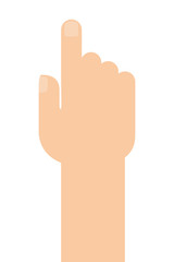 hand pointing with index finger icon