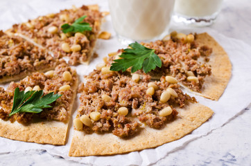 Traditional Asian thin tortilla