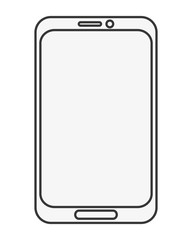 cellphone with touchscreen icon