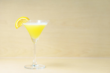Classic passion tequila cocktail