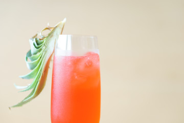Red lagoon cocktail
