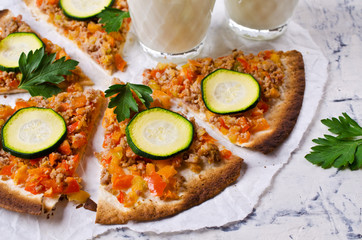 Traditional Asian thin tortilla