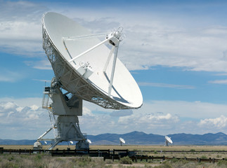 VLA (Very Large Array) - a group of radio telescopes in New Mexico (USA)