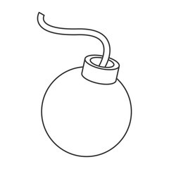 cartoon bomb icon