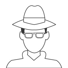 detective or spy icon