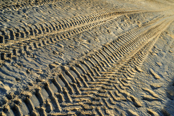 Footprints in the sand