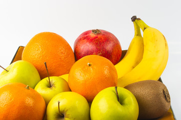 Assortment of exotic fruits