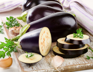 Fresh Eggplants