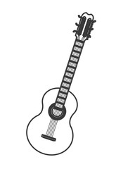 Fototapeta premium acoustic guitar icon