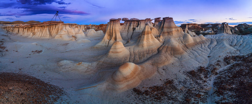 Bisti Badlands in New Mexico, USA