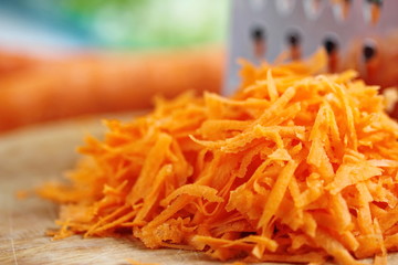 Fresh grated carrot