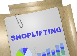 Shoplifting - business concept
