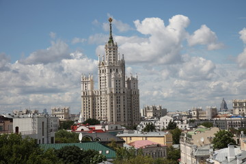 Fototapeta na wymiar Moscow city center views