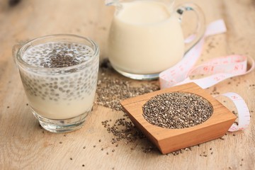 chia seed fresh milk