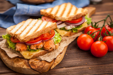 Grilled chicken sandwich