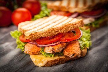 Grilled chicken sandwich