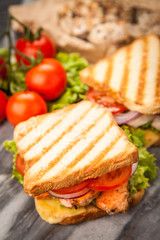 Grilled chicken sandwich