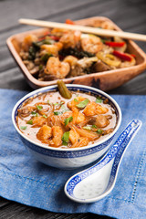 Shrimp rice dish