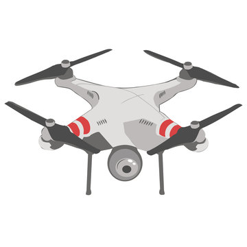 drone logos, badges, emblems and design elements. Quadrocopter store, repair & service logotypes.