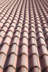 New roof with ceramic tiles