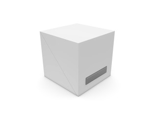 Fototapeta premium jewel box isolated on white background 3D rendering