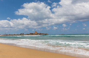 Ruins on the beach