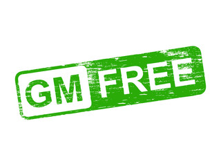 GM Free Rubber Stamp