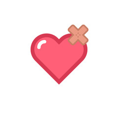 Vector Heart & conceptual icon