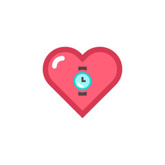 Fototapeta premium Vector Heart & conceptual icon