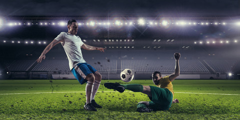 Hot football moments . Mixed media