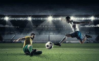 Hot football moments . Mixed media