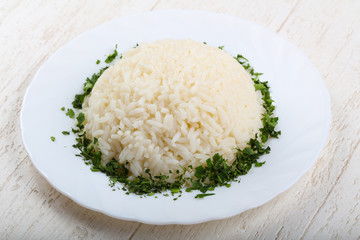 Steamed rice