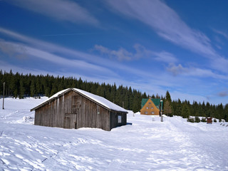 Orle - a hamlet in Jizera mountains near Czech-Polish border, Poland