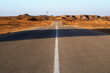 Road to a new viewpoint near Shuwaymiyah, Dhofar region, Sultanate of Oman