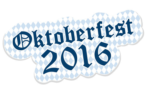 Patch with text Oktoberfest 2016