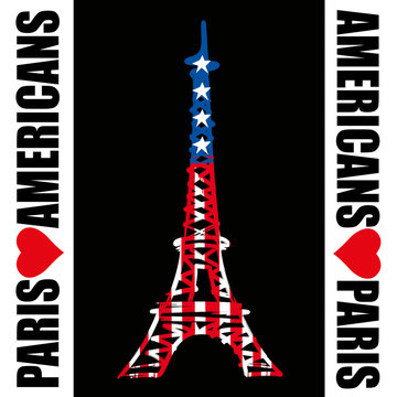 Paris - Tour Eiffel - Americans