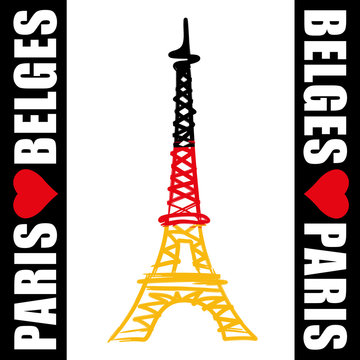 Paris - Tour Eiffel - Belges
