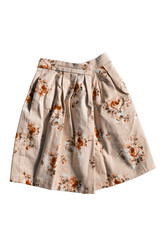 Crumpled skirt isolated