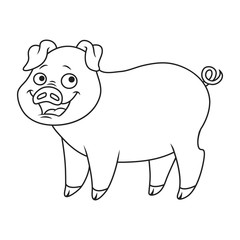 Cartoon pig