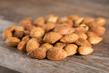 Almond with kernel.