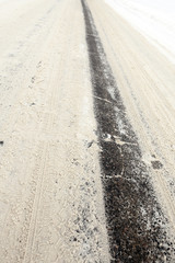 road in winter
