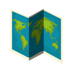 Orienteering theme design, isolated flat icon vector illustration graphic.