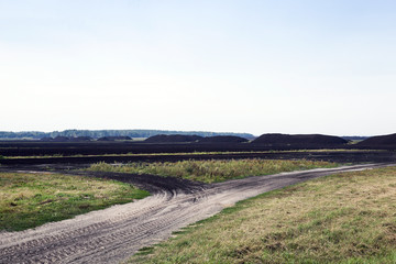 extraction of peat