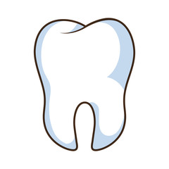 Medical dental care isolated flat icon, vector illustration.