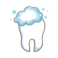 Medical dental care isolated flat icon, vector illustration.