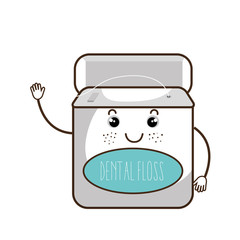 Medical dental care cartoon isolated flat icon, vector illustration.