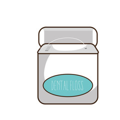 Medical dental care isolated flat icon, vector illustration.