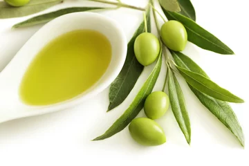Foto op Plexiglas olive oil © KMNPhoto