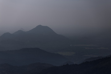 Landscape. View from Little Adam's Peak. Sri Lanka.
