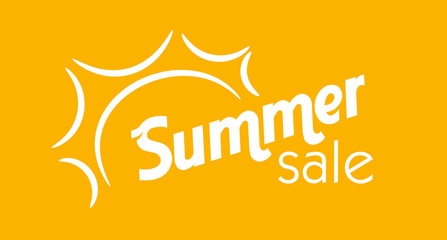 Summer sale yellow